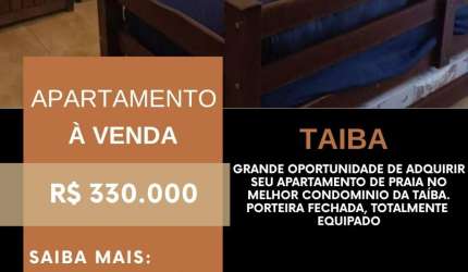 Taíba Beach Resort – Oportunidade imperdível na melhor localização da Praia da Taíba!