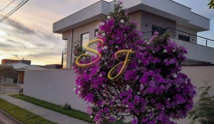 CASA SOBRADO COM QUATRO SUITES A VENDA NO PARQUE BRASIL 500- COND. TERRAS DO CANCIONEIRO- PAULÍNIA SP