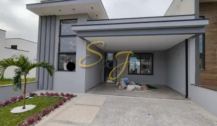 Casa Terréa com duas suítes e escritório no Cond. Terras da Estancia-Paulínia -SP