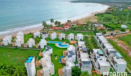 Casa com 110 m2 - 3 quartos - Paraísos de Maracajau - 2 vagas - Beira-mar - Financiável