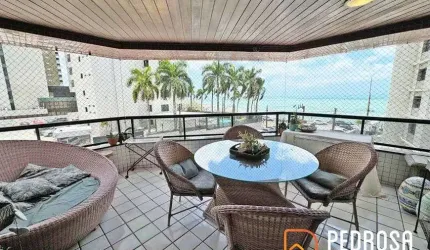 Apartamento com 292 m2 - 4 suítes - Van Gogh Petropolis - 3 vagas - Vista mar - Financiavel