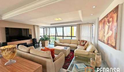 Apartamento com 330 m2 - 4 suítes (1 master) - Cristal Aquarius - Candelária - 4 vagas - Finaciavel