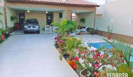Casa térrea com 324 m2 - 3 suítes - Capim Macio - Area Gourmet com Piscina - 4 vagas - Financiavel