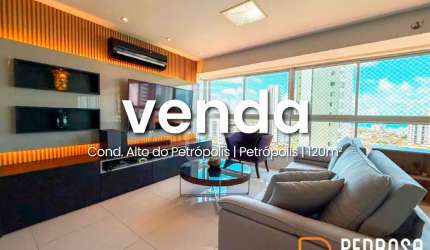 Lindo apartamento a venda com 120 m2 | 3 quartos | Reformado | 2 vagas | Petrópolis Natal/RN