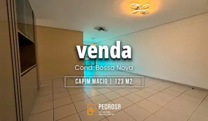 apartamento a venda com 175m² | 4 quartos | lado sombra | 2 vagas | lazer completo em Capim Macio Natal/RN