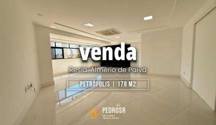 Apartamento para venda com 170m2 | 3 suítes | Escritório | 2 vagas em Petrópolis Nata/RN