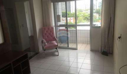 VENDO APARTAMENTO - 55 MTS -  ILHA DO LEITE - 02 QUARTOS - VARANDA -  PISCINA