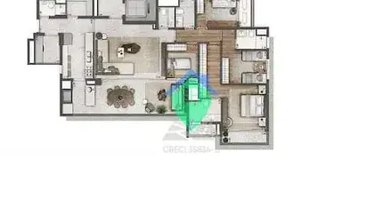 Apartamento à venda, 180 m² por R$ 3.239.360,00 - Alto da Lapa - São Paulo/SP