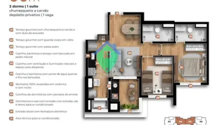 Apartamento 58m² à venda por 580.000,00 no Vila Yara, Osasco, SP