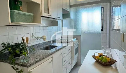 Apartamento a venda na Vila São Francisco 66m² com 2 quartos, 1 banheiro e 2 vagas de garagem e sacada