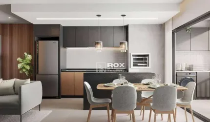 Apartamento na planta com 3 quartos 1 suíte à venda, 72 m² - Novo Mundo, Curitiba/PR