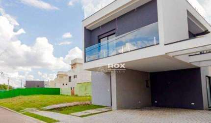 Casa nova em condomínio, 3 suítes à venda - Santa Cândida - Curitiba/PR