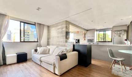Apartamento mobiliado com 2 quartos, Face norte à venda, 76 m² por R$ 875.000,00 - Vila Izabel - Curitiba/PR