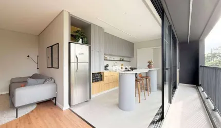 Apartamento mobiliado com 2 quartos 1 suíte à venda, 91 m² por R$ 1.350.000 - Cabral, Curitiba/PR