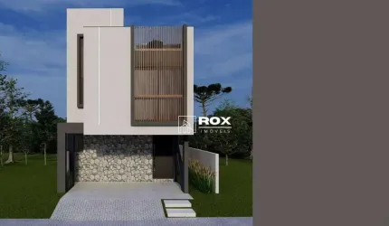 Casa com 3 suítes à venda, 221 m² por R$ 1.665.000 - Santa Cândida, Curitiba/PR
