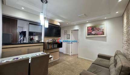 Apartamento com 2 dormitórios para alugar, 56 m² por R$ 2.025,21/mês - Residencial Guaíra - Sumaré/SP