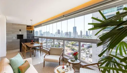 Apartamento com 160 m² , 3 suítes , em um edifício único no Setor Marista.