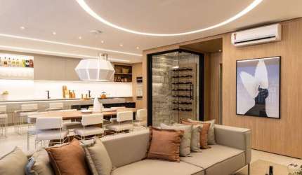 Apartamento sofisticado com 3 suítes e varanda gourmet