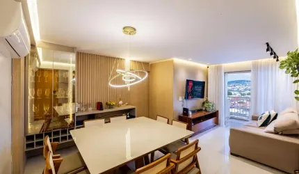 Apartamento mobiliado de 3 quartos ao lado do Shopping Cerrado