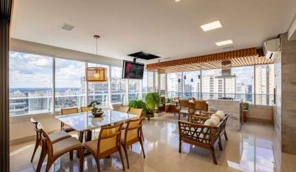Apartamento à venda mobiliado , Residencial Monte Logan , com 4 suítes no Setor
