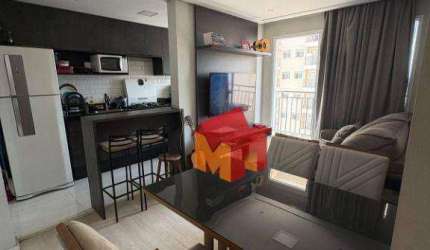 Apartamento com 2 dormitórios à venda, 50 m² por R$ 280.000 - Cariobinha - Americana/SP