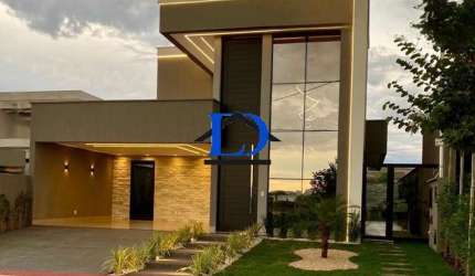 Espetacular casa de 3 quartos em condomínio de luxo em Aparecida de Goiânia - Residencial Parqville Jacarandá - Imperdível!