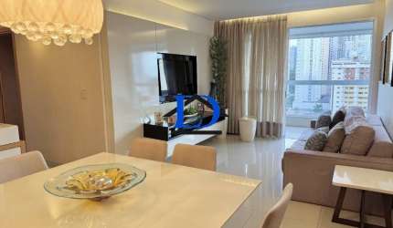 Apartamento de luxo à venda em Jardim Goiás, Goiânia-GO: 3 quartos, 3 suítes, 2 salas, 2 vagas de garagem, 104m².