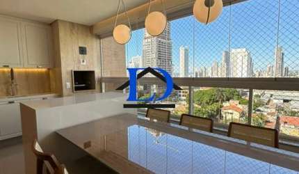 Apartamento à venda no Setor Bueno, Goiânia-GO: 3 quartos, 3 suítes, 2 salas, 4 banheiros, 2 vagas de garagem, 122,66m².