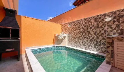 Casa em Condomínio para Venda em Itanhaém, cibratel 2, 2 dormitórios, 2 banheiros, 1 vaga