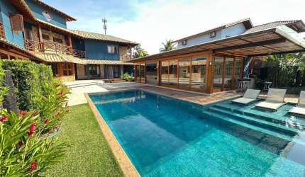 Casa Alto Padrão para Venda em Peruíbe, Bougainville Residencial II, 4 dormitórios, 4 suítes, 7 banheiros, 6 vagas