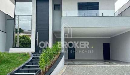 Casa com 4 dormitórios à venda, 244 m² por R$ 2.100.000,00 - Condomínio Portal do Jequitibá - Valinhos/SP