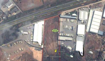 Terreno comercial para locação, Costeira, São José dos Pinhais.
