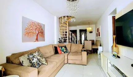 Cobertura Duplex, podendo construir Triplex, 3 quartos, 2 vagas, vista Pedra da Gávea, no metrô Jardim Oceânico.
