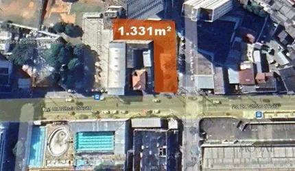 Terreno 1.331 m² Centro - São José dos Campos