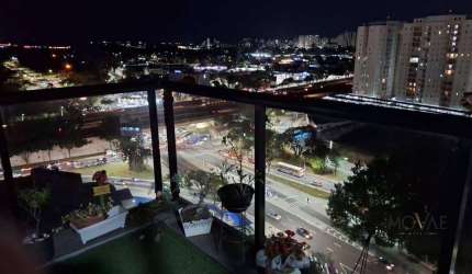 Flat com 1 dormitório, 46 m² - venda por R$ 265.000,00 ou aluguel por R$ 4.692,00/mês - Jardim São Dimas - São José dos Campos/SP