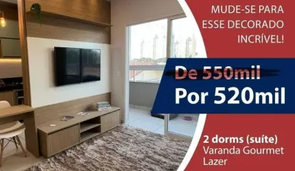 Apartamento com 2 dormitórios à venda, 66 m² por R$ 520.000,00 - Jardim Ismênia - São José dos Campos/SP