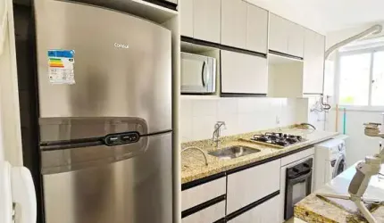 [Mobiliado ]  R$2700,00 Apartamento 2 Quartos com Suíte e Vaga | Condomínio Clube!