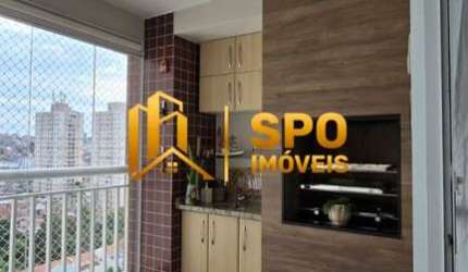 Apartamento à venda no Condomínio Futtura Club, 3 dorms, 1 suíte e varanda gourmet em Interlagos