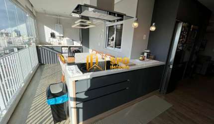 Cond Square Choice Santo Amaro, 71 metros com 3 quartos e varanda gourmet em Santo Amaro.
