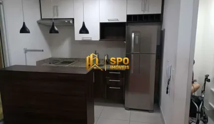 Cond Viaza , apto de 43 metros para venda e locação SEMI MOBILIADO com 2 quartos e 1 vaga.