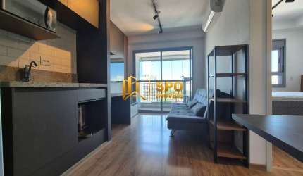Condomínio Nex One Ibirapuera, Studio para alugar Mobiliado  com 31m², com 1 quarto e sem vaga