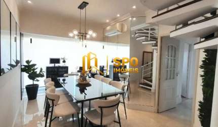 Cobertura à venda no Jardim Marajoara, 144 metros, Impecável!
