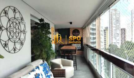 'Apartamento luxuoso à venda pronto para mudar, 163m², 3 vagas, 3 suítes'