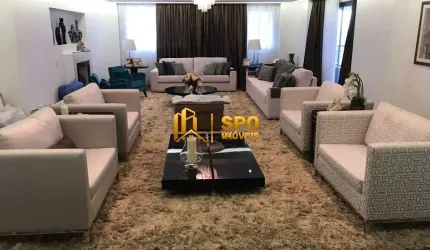 CONDOMINIO RESERVA CASA GRANDE: Apto para Locação 330 m², mobiliado com 4 suítes, no Alto Boa Vista