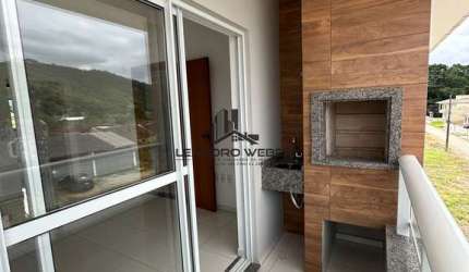 Apartamento no Centro de Antônio Carlos - 2 Dormitórios - Sacada com Churrasqueira