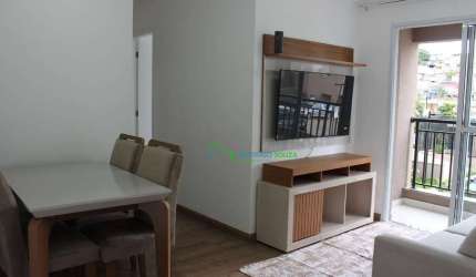 Apartamento com 3 dormitórios para alugar, 66 m² por R$ 4.124,07/mês - Centro - Carapicuíba/SP