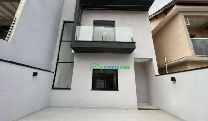 Casa Moderna e Tecnológica | 3 Quartos, Suíte, Área Gourmet e Automação Alexa - Vila do Conde, Barueri/SP
