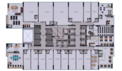 Sala no Grand Tower Shopping com 32m² em Boa Viagem