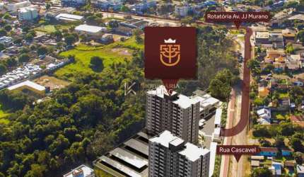 APARTAMENTO À VENDA NO EDIFÍCIO ROYAL PARK ,JARDIM CONCÓRDIA, TOLEDO - PR