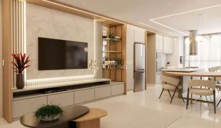 Apartamento à venda no Centro, 3 quartos sendo 1 suíte, em Toledo-PR.